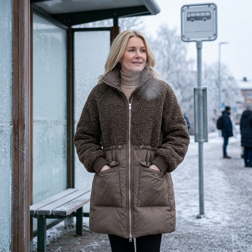 Rita Colonna™ Elegant Winter Coat for Flattering Warmth