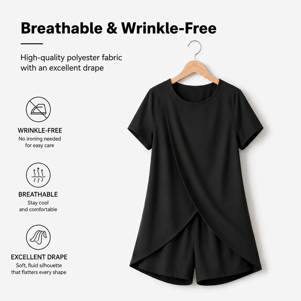 Rita Doria™ Effortless Two-Piece Set for Everyday Style