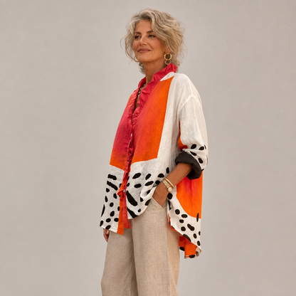 Ruby™ Relaxed Print Blouse for Effortless Style