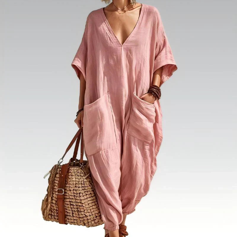 Sabina Saluzzo™ Breathable Summer Jumpsuit for Effortless Style