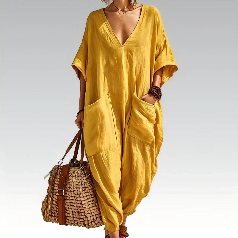 Sabina Saluzzo™ Breathable Summer Jumpsuit for Effortless Style