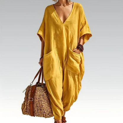 Sabina Saluzzo™ Breathable Summer Jumpsuit for Effortless Style