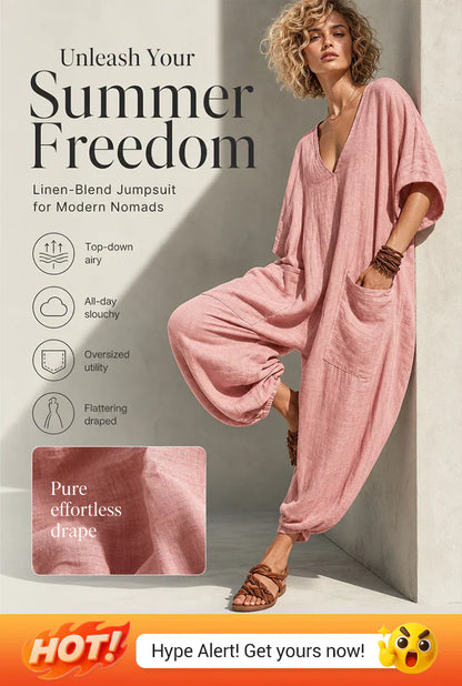 Sabina Saluzzo™ Breathable Summer Jumpsuit for Effortless Style