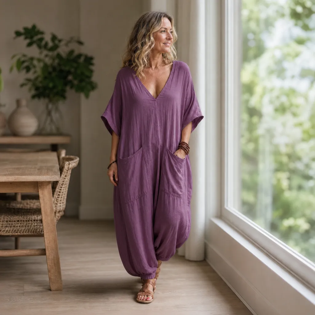 Sabina Saluzzo™ Breathable Summer Jumpsuit for Effortless Style