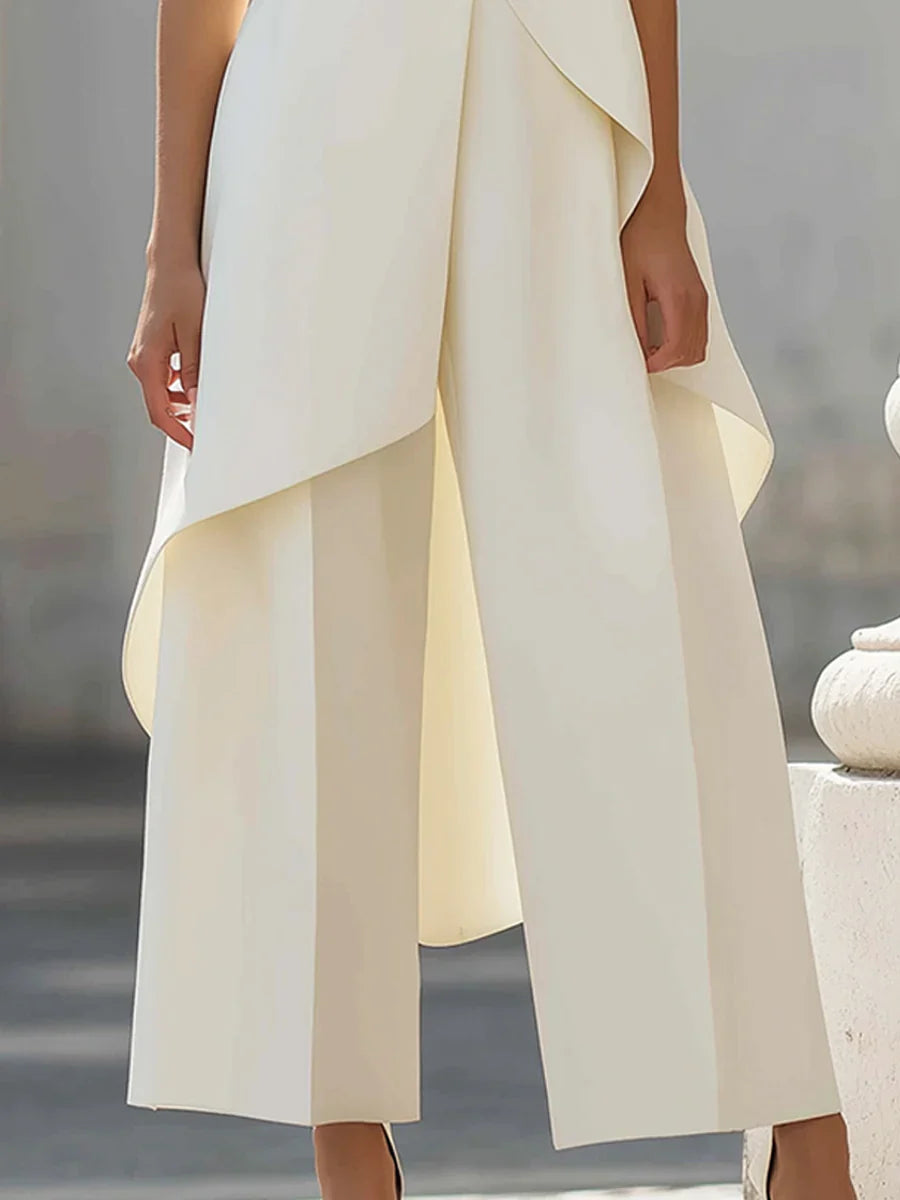 Sabrina Provenzano™ Sculpted High-Neck Co-ord Set for Effortless Polish
