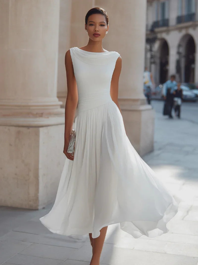 Sabrina Provenzano™ Sculpted High-Neck Co-ord Set for Effortless Polish