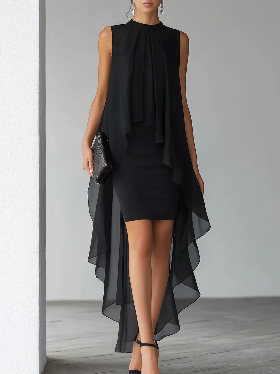 Sabrina Provenzano™ Sculpted High-Neck Co-ord Set for Effortless Polish