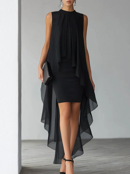Sabrina Provenzano™ Sculpted High-Neck Co-ord Set for Effortless Polish