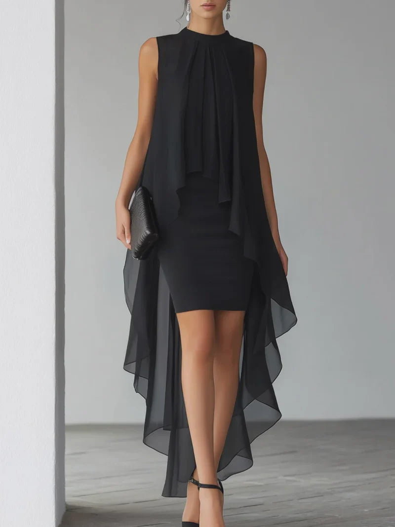 Sabrina Provenzano™ Sculpted High-Neck Co-ord Set for Effortless Polish