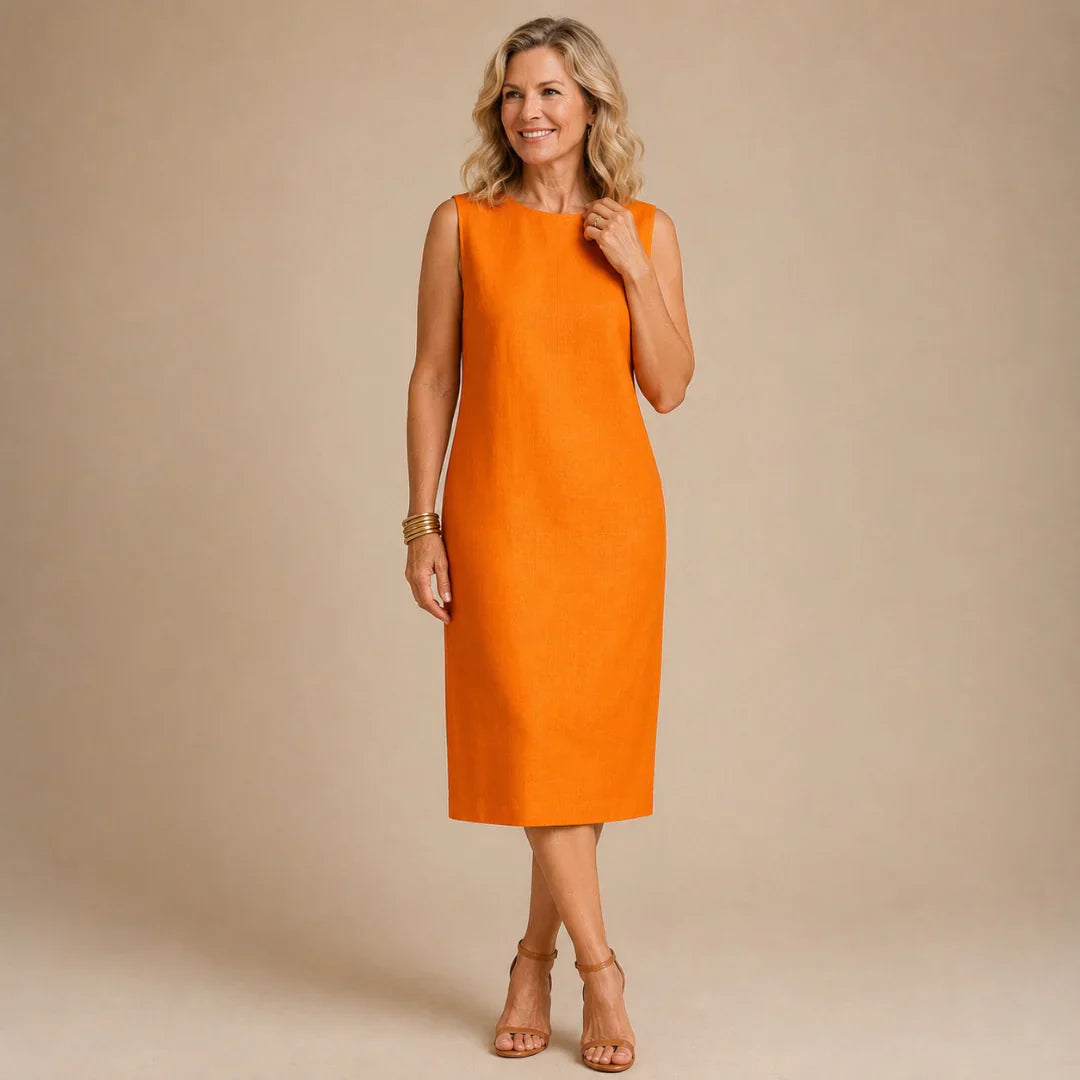 Sabrina Sirianni™ Elegant Midi Dress for Effortless Style