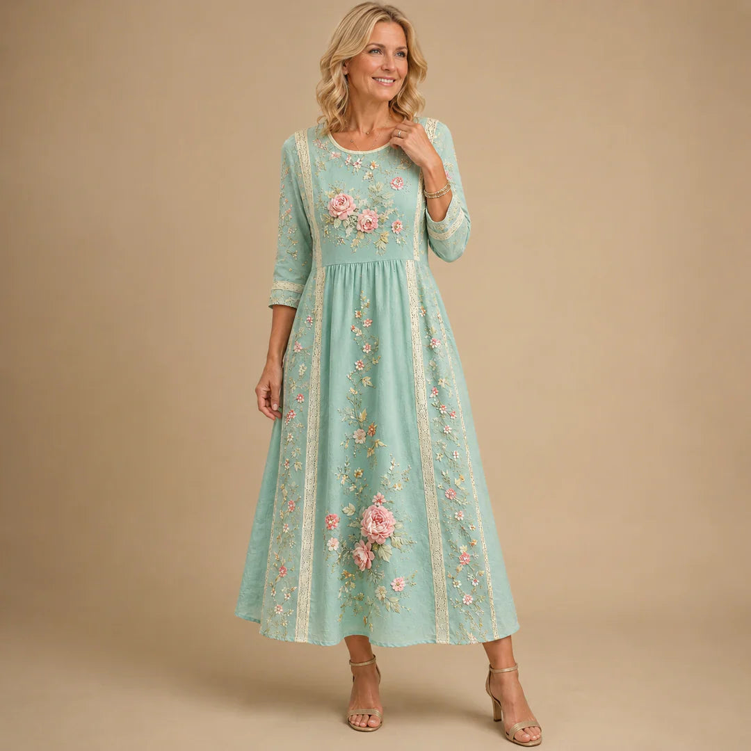 Sabrina Sirianni™ Elegant Midi Dress for Effortless Style