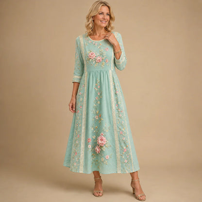 Sabrina Sirianni™ Elegant Midi Dress for Effortless Style