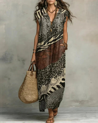 Sabrina Sirianni™ Elegant Midi Dress for Effortless Style