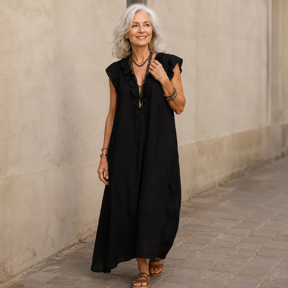 Sabrina Sirianni™ Elegant Midi Dress for Effortless Style