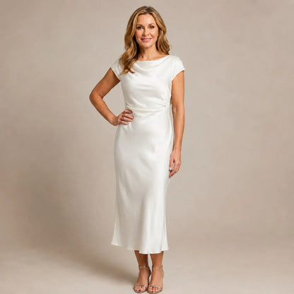 Sabrina Sirianni™ Elegant Midi Dress for Effortless Style