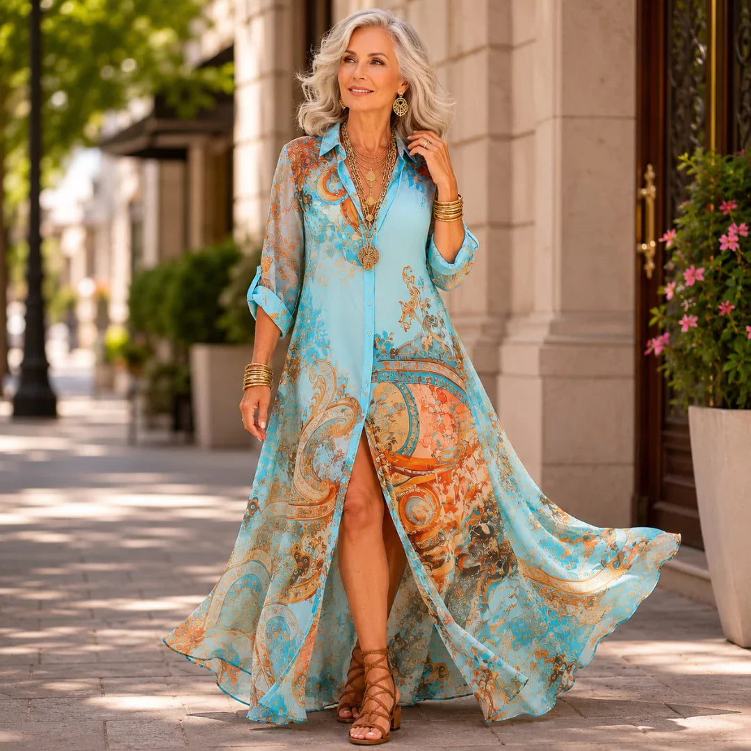 Sabrina Sirianni™ Elegant Midi Dress for Effortless Style