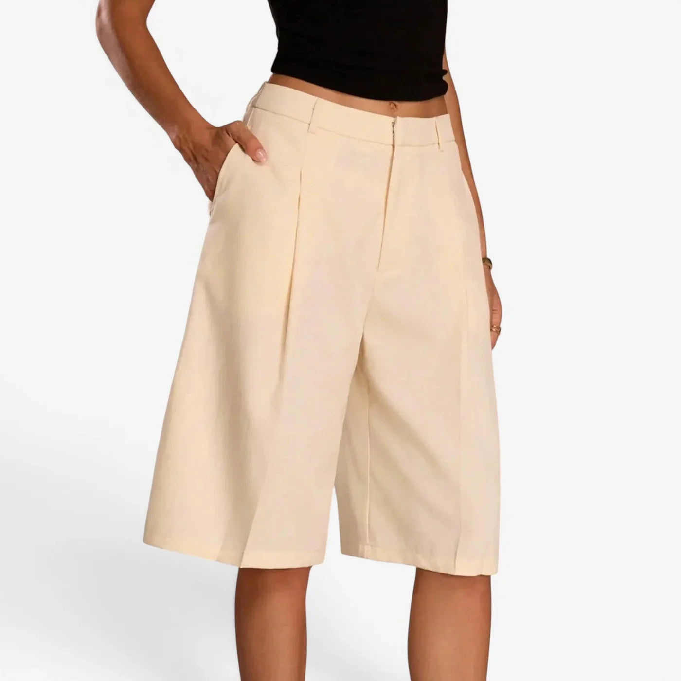 Sabrina Zaccagni™ Breathable Bermuda Shorts for Polished Comfort