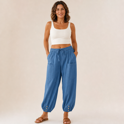 Samanta Errico™ Wide-Leg Pants for Effortless Summer Style