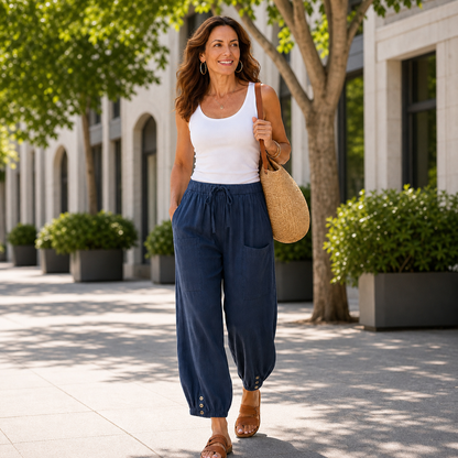 Samanta Errico™ Wide-Leg Pants for Effortless Summer Style