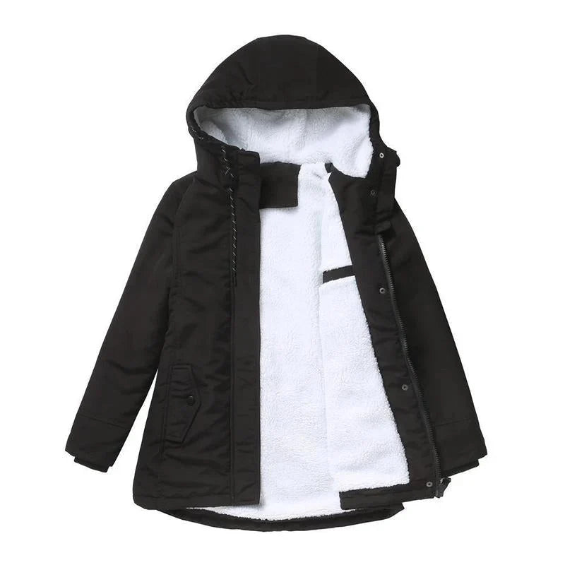 Samuela Nobile™ Quilted Winter Jacket with Hood for Chic Warmth