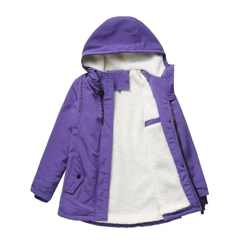 Samuela Nobile™ Quilted Winter Jacket with Hood for Chic Warmth