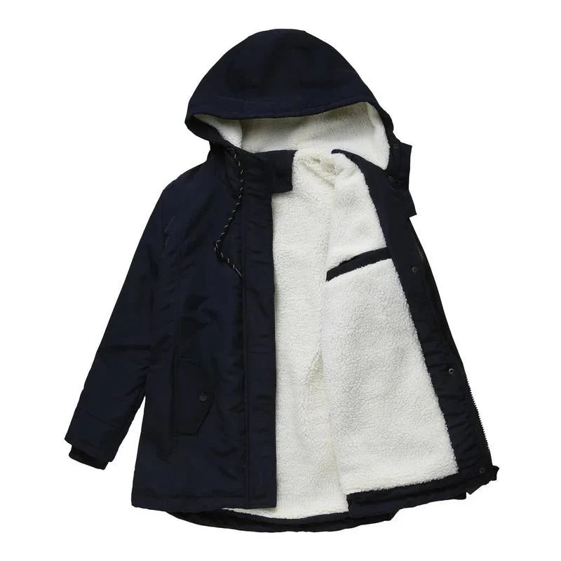 Samuela Nobile™ Quilted Winter Jacket with Hood for Chic Warmth