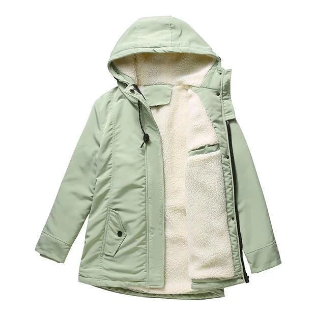 Samuela Nobile™ Quilted Winter Jacket with Hood for Chic Warmth