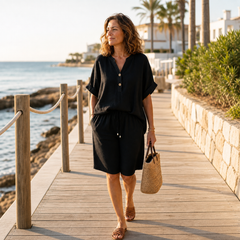 Sandra Evangelisti™ Breathable 2-piece Outfit for Effortless Summer Style