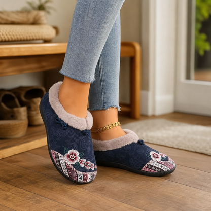 Scolastica Emiliani™ Floral Slip On Shoes for Everyday Comfort