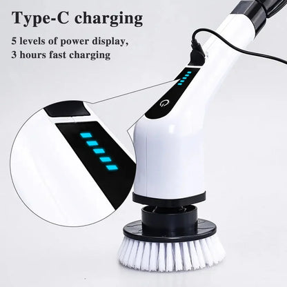 ScrubTech Pro™ Electric Scrub Brush for Fast, Strain-Free Cleaning