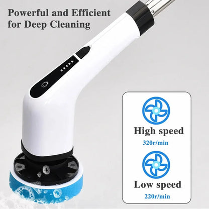 ScrubTech Pro™ Electric Scrub Brush for Fast, Strain-Free Cleaning