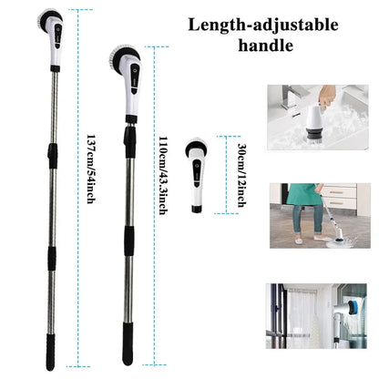 ScrubTech Pro™ Electric Scrub Brush for Fast, Strain-Free Cleaning