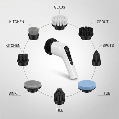 ScrubTech Pro™ Electric Scrub Brush for Fast, Strain-Free Cleaning