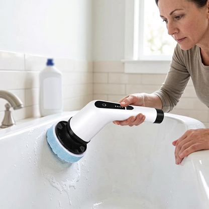 ScrubTech Pro™ Electric Scrub Brush for Fast, Strain-Free Cleaning