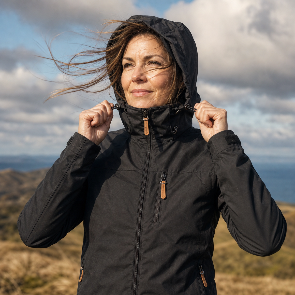 Secondina Volpe™ Lightweight Hooded Jacket for Everyday Adventures