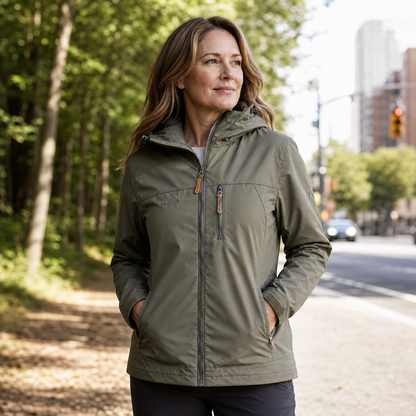 Secondina Volpe™ Lightweight Hooded Jacket for Everyday Adventures