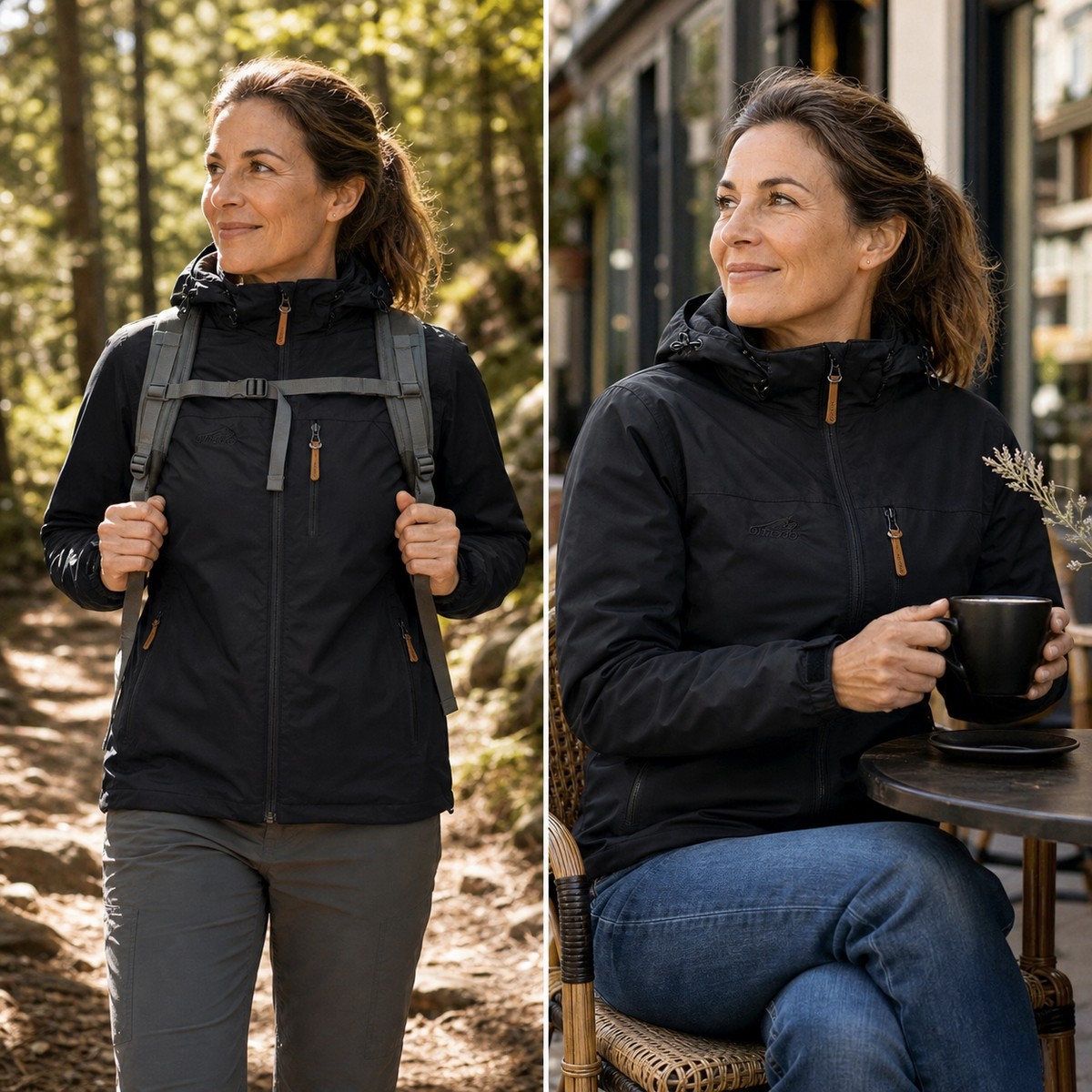 Secondina Volpe™ Lightweight Hooded Jacket for Everyday Adventures