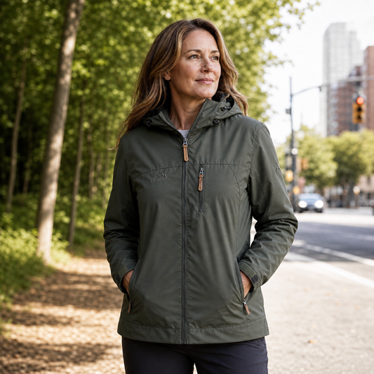 Secondina Volpe™ Lightweight Hooded Jacket for Everyday Adventures
