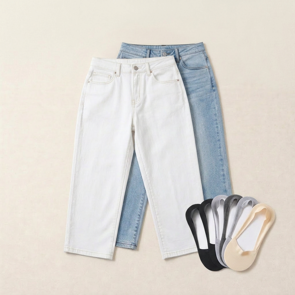 Selvaggia Fasolino™ Breathable Capri Jeans for Effortless Summer Style