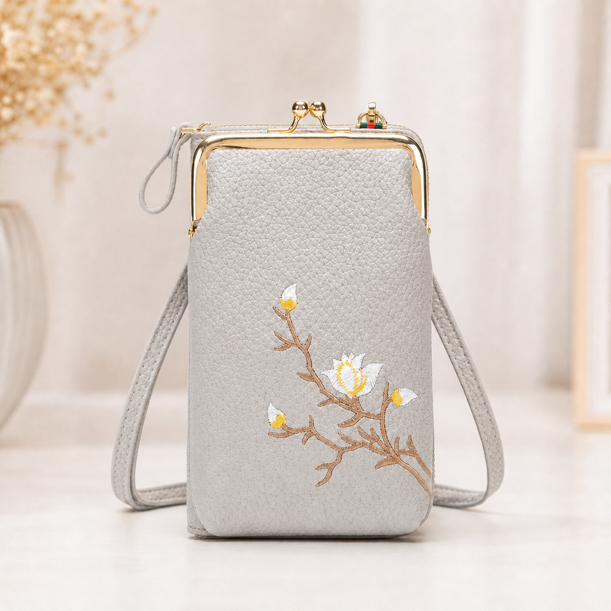 Seraphine Lux™ Compact Crossbody Wallet for Everyday Essentials
