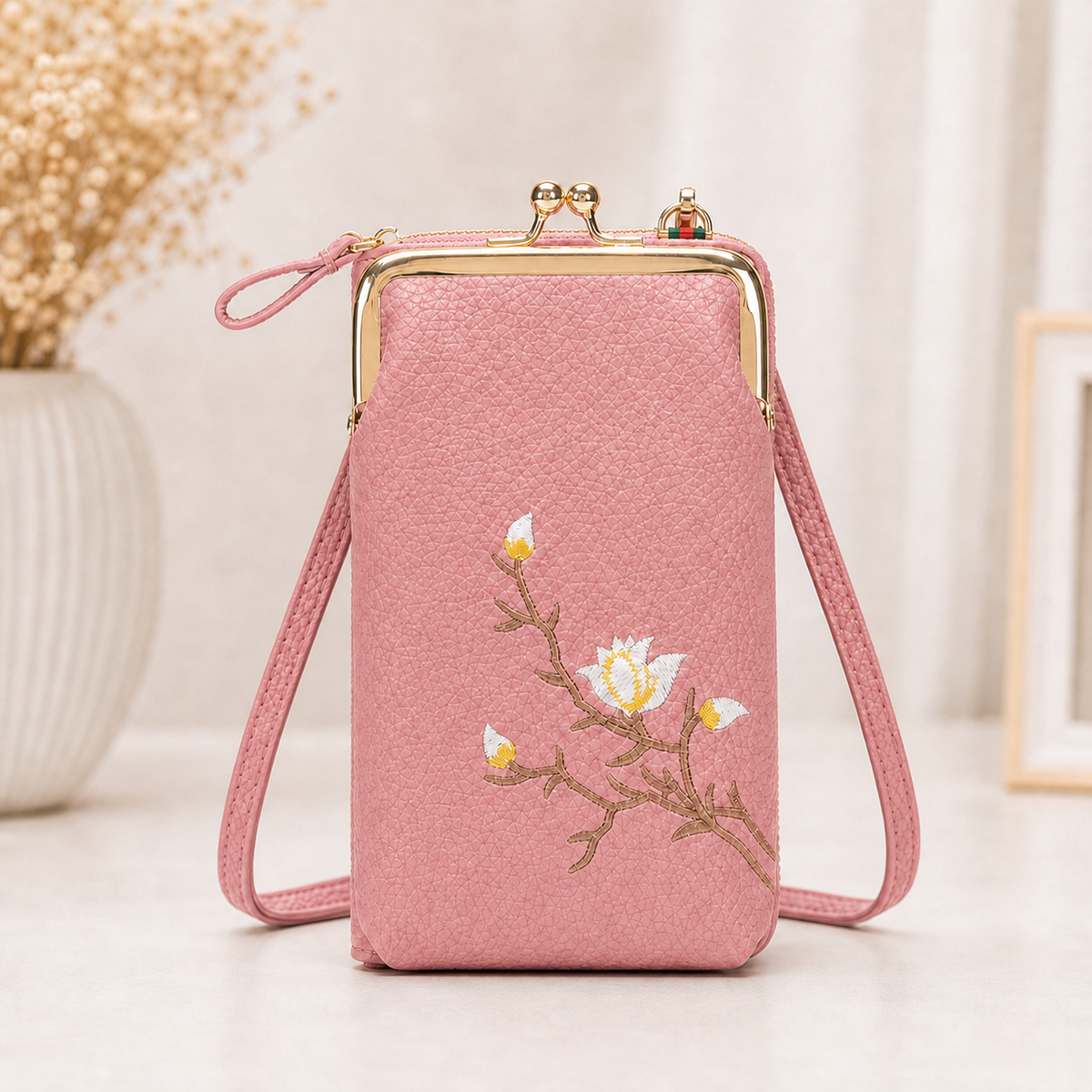 Seraphine Lux™ Compact Crossbody Wallet for Everyday Essentials