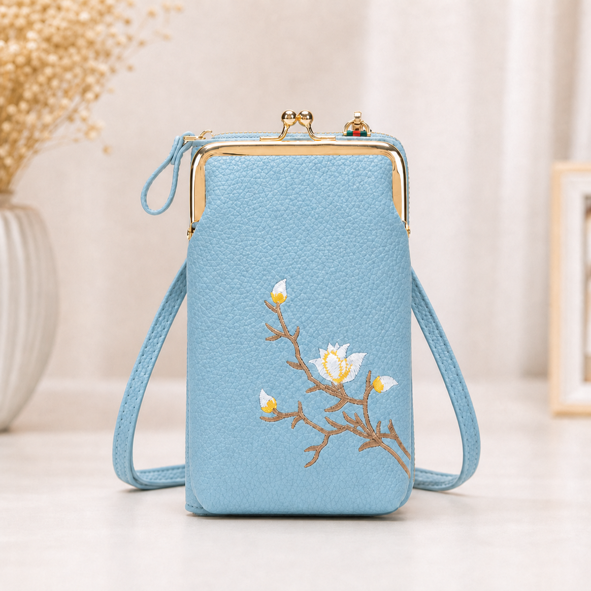 Seraphine Lux™ Compact Crossbody Wallet for Everyday Essentials