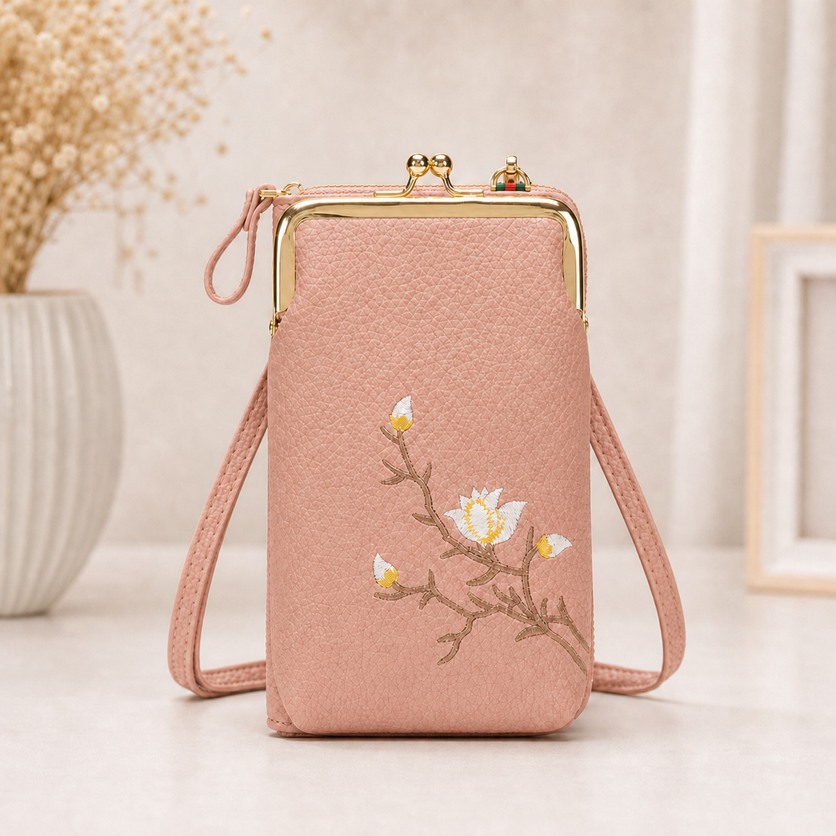 Seraphine Lux™ Compact Crossbody Wallet for Everyday Essentials