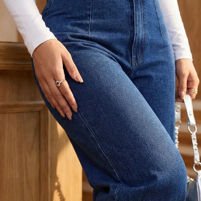 Serena Women's High-Waisted Wide-Leg Jeans - gallery view 07