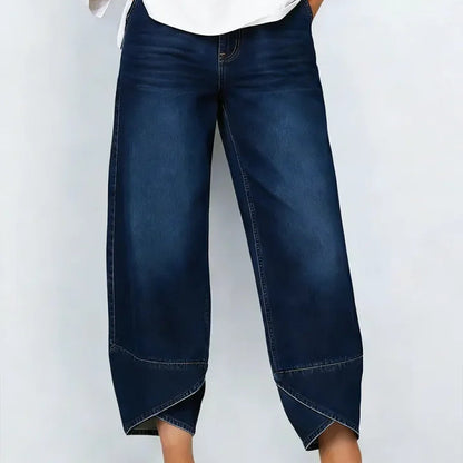 Serena Gallo™ Flattering Wide Leg Crossover Jeans