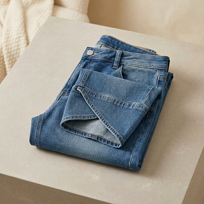 Serena Gallo™ Flattering Wide Leg Crossover Jeans