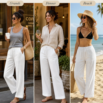 Sergia Favaretto™ Breathable Pants for Effortless Summer Style