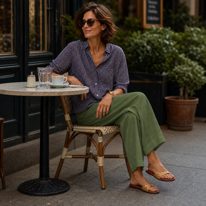 Sergia Favaretto™ Breathable Pants for Effortless Summer Style