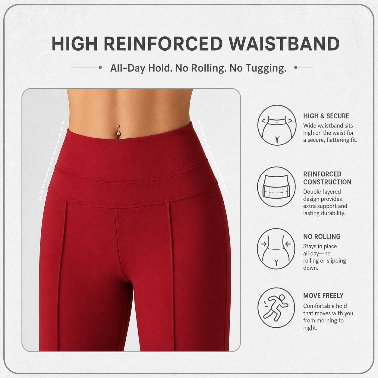Shapelina™ Straight Leg Pants for Everyday Comfort