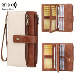 ShieldFold™ Elegant Leather Wallet with Multi-Card Slots